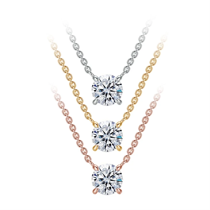 Lab Created Diamond Pendant Necklace
